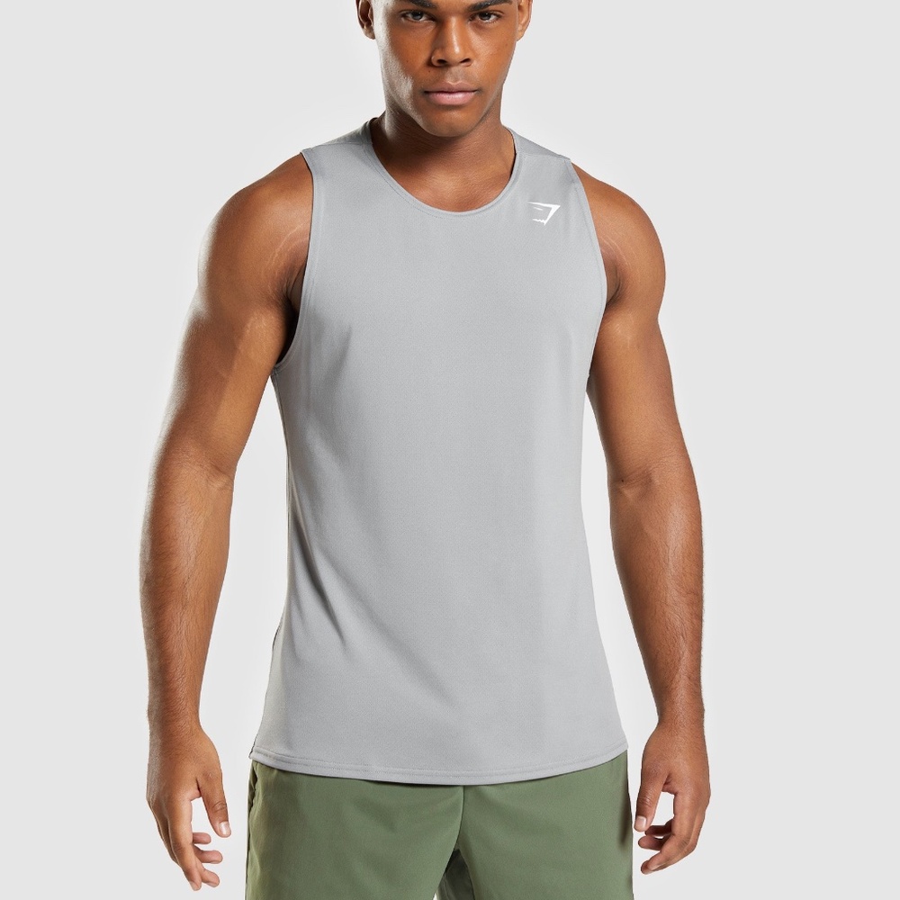 Gymshark Men's Size L Smokey Grey Arrival Tank